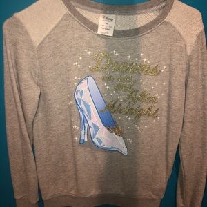 Silver Disney Cinderella Crewneck Size XS